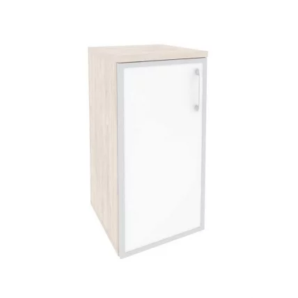 Шкаф низкий узкий левый ONIX O.SU-3.2R(L) white Денвер Светлый_0