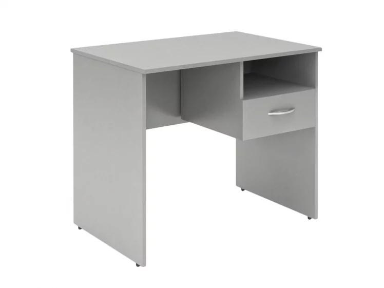 Стол письменный (S-900) R с правой подвесной тумбой Серый_0