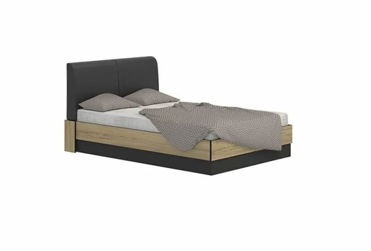 Кровать 1600 Лофт 16.1 Дуб Крафт Золотой_0