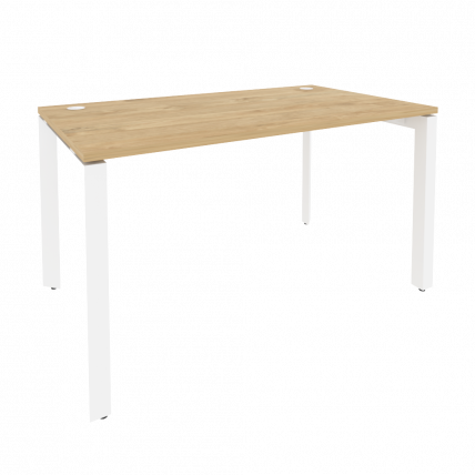Стол рабочий на П-образном м/к ONIX O.MP-SP-3.8 Тиквуд Светлый/Белый_0