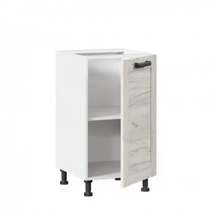 Тумба кухонная 450 Винченца ЛД 234.030.000.003 Белый Дуб Крафт белый_1