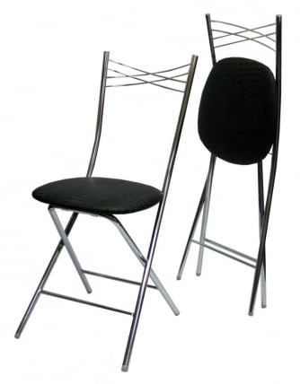 Стул складной БАБОЧКА (коричневый перл. крок)_0