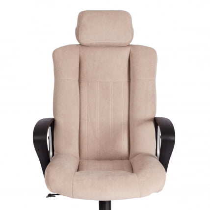 Кресло OXFORD хром флок , бежевый, 7_5
