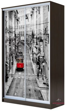 Шкаф-купе Хит-24-17-77 Лондон Аруба Венге_0