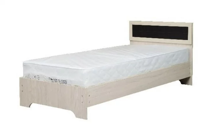 Кровать Уголок школьника (одинарная) Дуб беленый Туя светлая_0