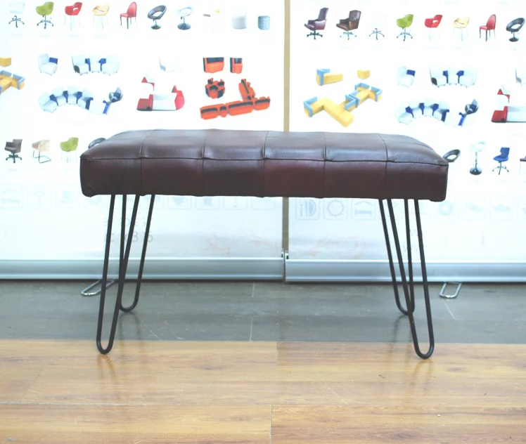 Банкетка Лейд 800x400 кожа бордовая_1