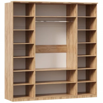 Шкаф четырехстворчатый Фиджи 006 Дуб Золотой Белый_1