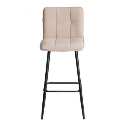 Барный стул Medeo/Медео велюр, бежевый, 7, 45х56х113 см_8
