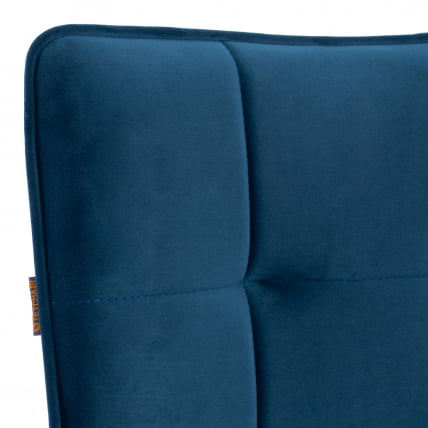 Стул обеденный Bari LT, велюр, Dark blue (темно-синий), 41х55х89 см_7
