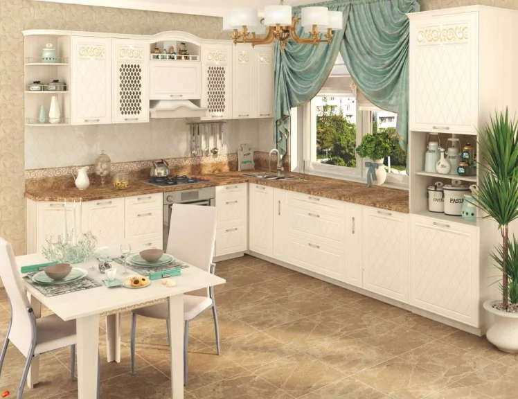 Кухонный гарнитур угловой Тиффани 19 Набор 11_0