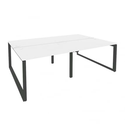 Рабочая станция на О-образном м/к ONIX O.MO-D.RS-4.2.8 Белый Бриллиант/Антрацит_0