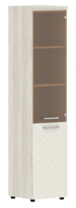 Шкаф колонка комбинированная с топом (правый) Torr LUX TLHC 42.2 R Сосна Эдмонд Латте_0