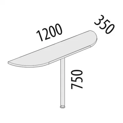 Приставка Альфа 63.29 Дуб кобург_1