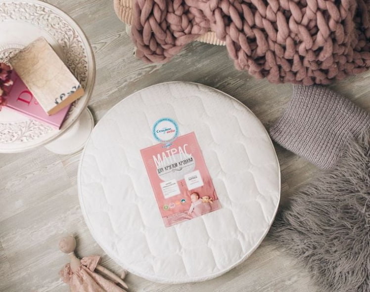 Матрас из ортофайбера с кокосом Принц Классик Круглый (жаккард с кантом 10 см)_3