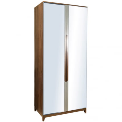 Шкаф двухстворчатый Сканди с зеркалами Грей_6