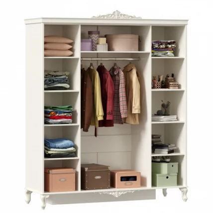 Комплект мебели для спальни Маркиза №2 Алебастр Шампань_1