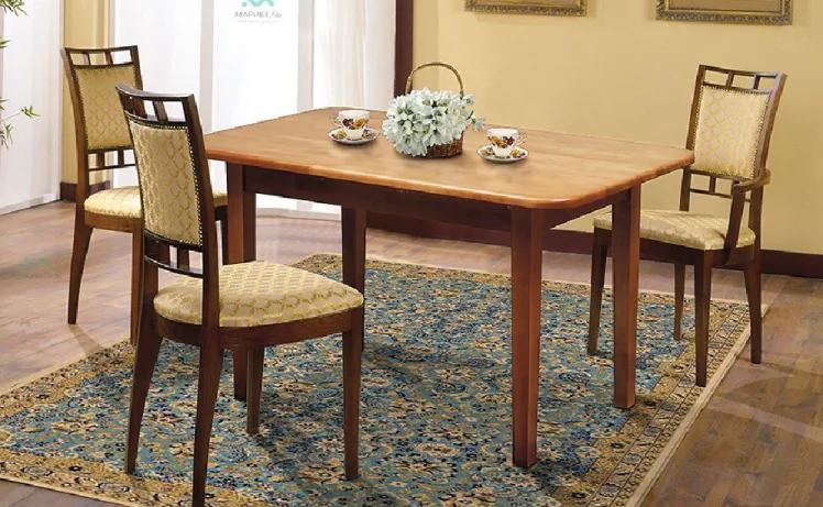 Стол обеденный массив Орех красный (1200)_0