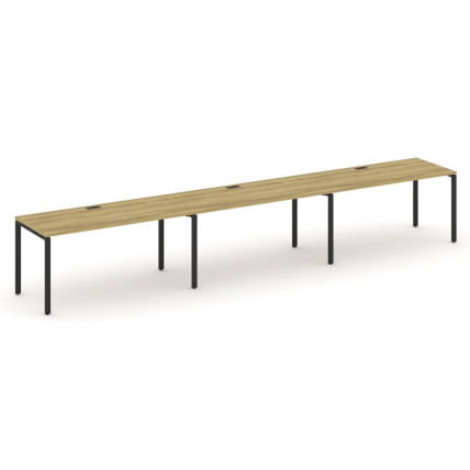 Рабочая станция на 3 места CONCEPT CN.ORS-008 Дуб Винченцо Черный_0