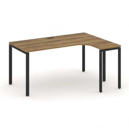 Стол эргономичный правый CONCEPT CN.OSA-002(R) Сандал Янтарный Черный_0