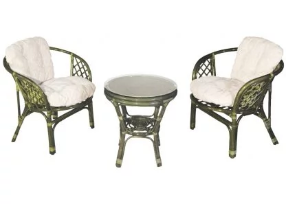 Комплект Багама дуэт, подушки светлые обычные Bahama13 олива_0