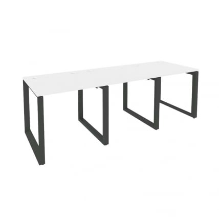 Рабочая станция на О-образном м/к ONIX O.MO-RS-3.0.8 Белый Бриллиант/Антрацит_0