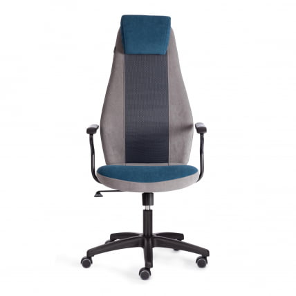 Кресло AVIATOR флок, ткань , синий/серый/серый, 32/29/W2-1_4