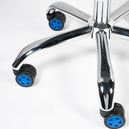 Кресло RIO экошерсть/кож/зам, синий/металлик, 1811-30/36_10