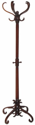 Вешалка напольная В 2Н Тёмно-коричневый_0