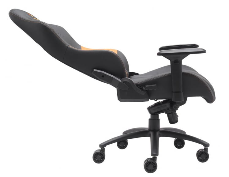 Кресло геймерское Everprof Jaguar Экокожа Оранжевый_5