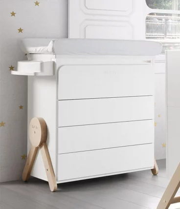 Комод пеленальный Micuna Swing B-1837 White/Waterwood_0