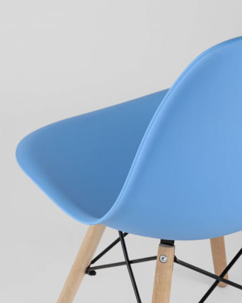 Стул Еамес Стйле ДСВ голубой (разборный каркас) / Eames Style DSW_8
