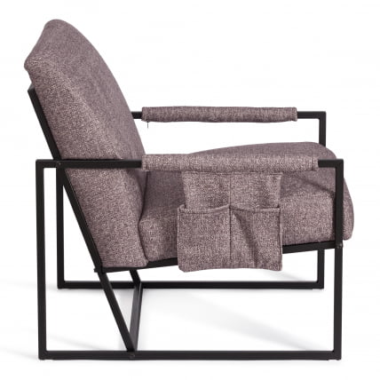 Кресло Charli LUX/Чарли Люкс велюр/букле, VT shape wood rose, 70х80х82 см_1