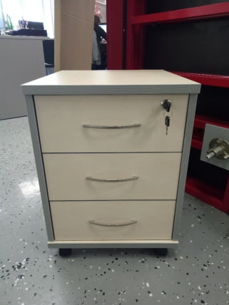 Тумба подкатная IMAGO ТМ-3.А Клен Металлик_1