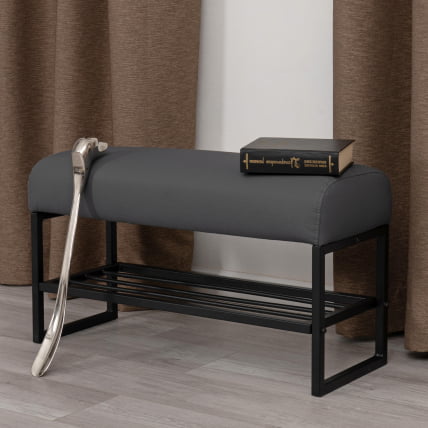 Банкетка-обувница Charli Lux/Чарли Люкс Charli Lux/Чарли Люкс БО экокожа , Sharp Графит_7