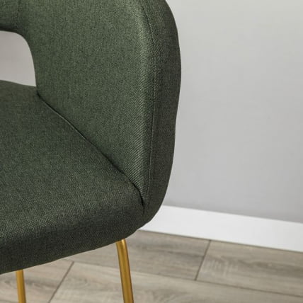 Кресло Бар Oscar Б темно-зеленый/Линк золото_6