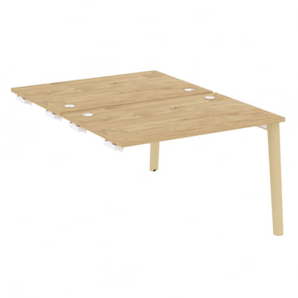 Стол-приставка двойной к опорным элементам ONIX WOOD OW.D.SPR-2.8 Тиквуд Светлый/Светлый_0