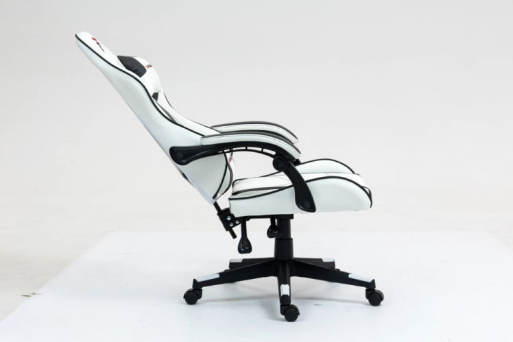 Кресло спортивное TopChairs Shadow бело-черный_7