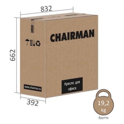 Кресло руководителя Chairman 794 HOME Серый_6