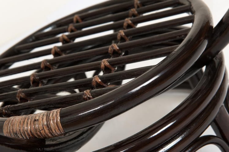 Столик журнальный со стеклом BENOA 5005 Antique brown (античный черно-коричневый)_1