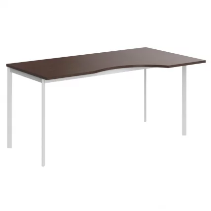 Стол эргономичный IMAGO-S CA-1S(L/R) венге магия белый полуматовый_0