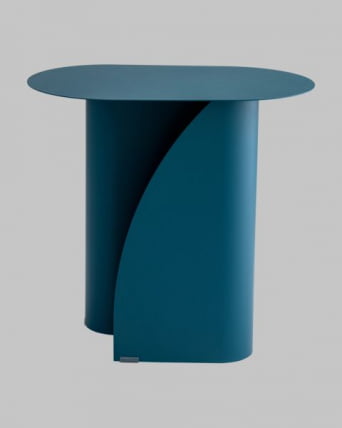 Журнальный столик Yvaine металл синий_5