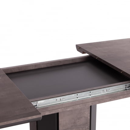 Стол обеденный SKAT ЛДСП/МДФ, 120-160х80х75 см, Оникс/Графит_8