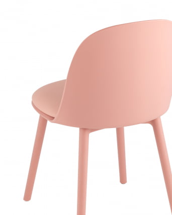 Стул Fog с подушкой пластик Пыльно-розовый_2