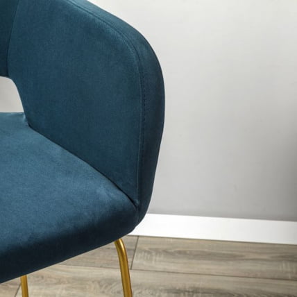 Кресло Бар Oscar Б Diag blue/Линк золото_11