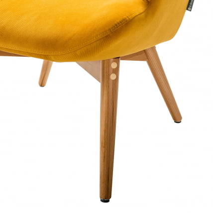 Кресло Хайбэк желтый/нат.бук_7