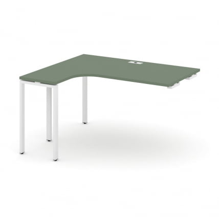 Стол-приставка к опорной тумбе/шкафу (левый) CONCEPT CN.OSAPR-006(L) Кобо Белый_0