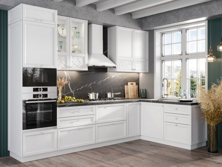 Тумба кухонная 300 Джулия ЛД 284.010.000.001 Белый_2