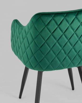 Стул Ника вращающийся велюр Изумрудный_6