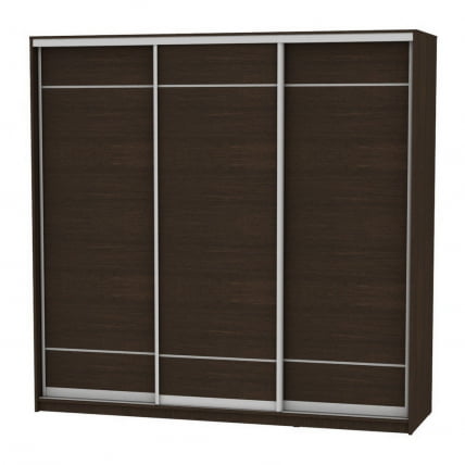 Шкаф-купе B-230х235х60-2(Венге-D7D7D7)_0