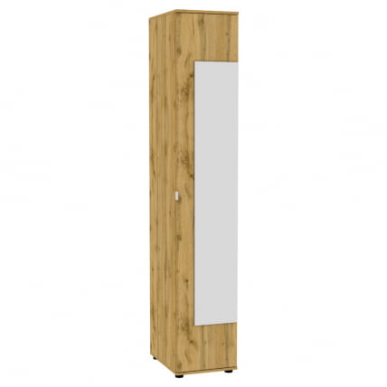 Шкаф распашный Алиса(H1_M)2230х400х540сторцевойручкой(ДВ)_0